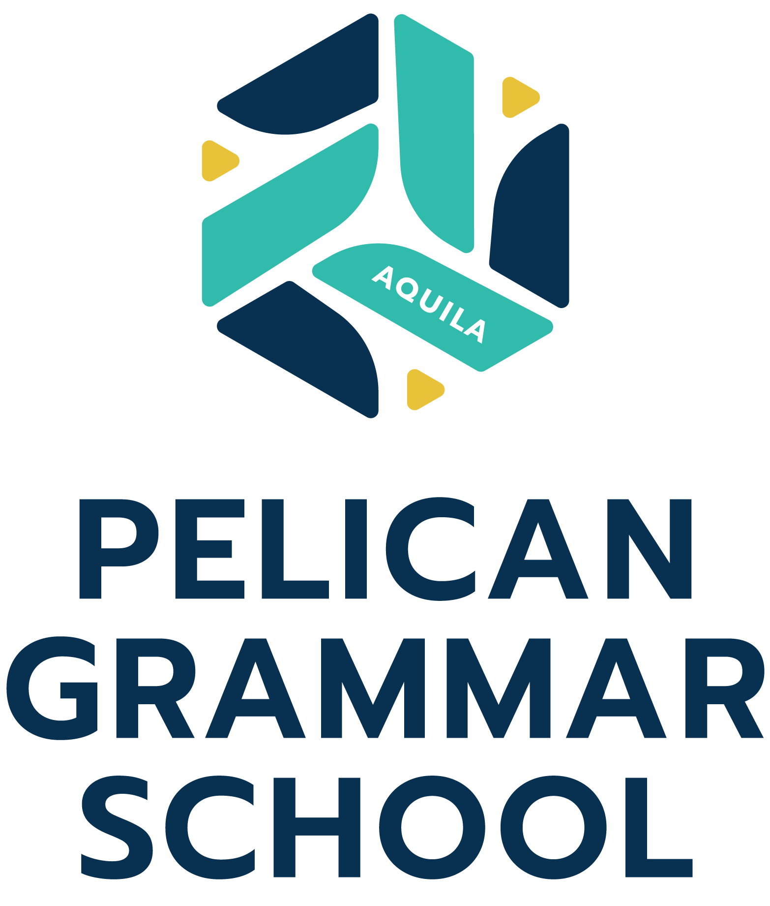 Pelican Grammar School Vertical Logo